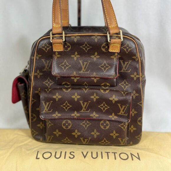 Authentic Louis Vuitton Excentri Cite Satchel Monogram with Dust Bag - Rare find - Picture 1 of 13